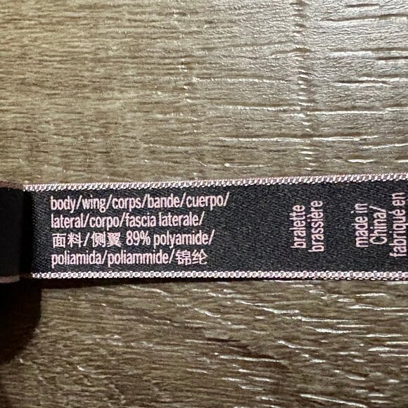 Victoria's Secret Lace Bralette Size Small Black - Excellent condition - Picture 6 of 7